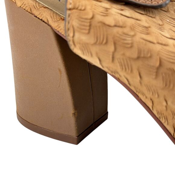 Naked Feet Juno Women's SZ 8.5 Sandals Brown Neutral Capsule Classic Casual Chic - Picture 9 of 11